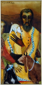 anjolie-ela-menon-good-shepherd-paintings-oil